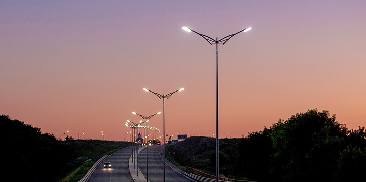 Более 130 км дорог области будет освещено в 2019 году